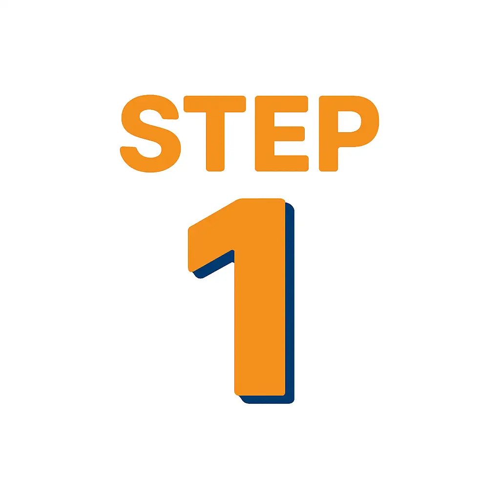 Step one of onboarding